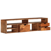 Thumbnail for TV-Schrank 140x30x35 cm Massivholz Akazie