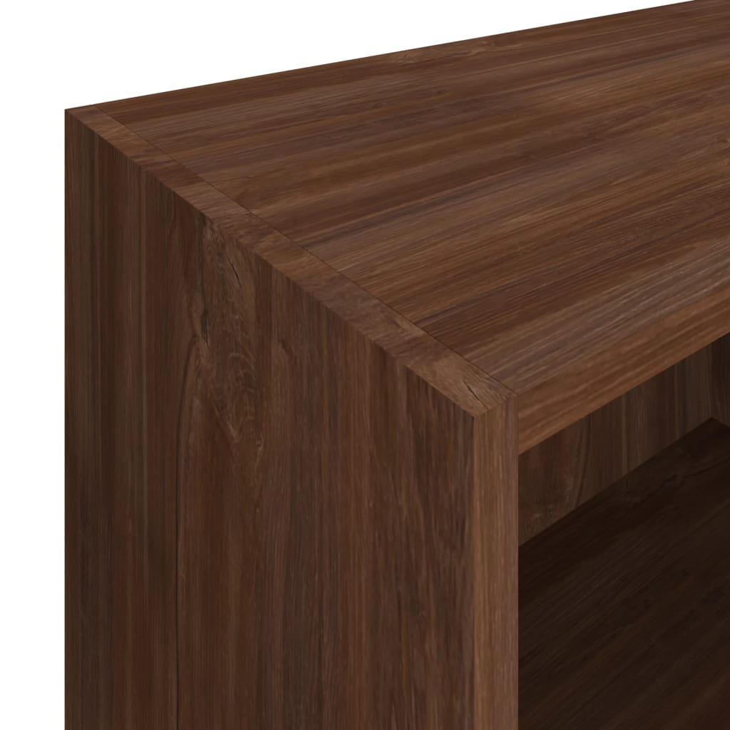 Bücherregal Spanplatte 60x31x78 cm Eichen-Optik Braun