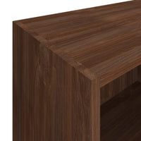 Thumbnail for Bücherregal Spanplatte 60x31x78 cm Eichen-Optik Braun