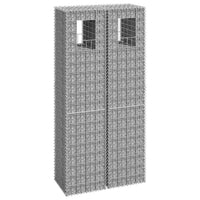 Thumbnail for Gabionensäulen 2 Stk. 40x40x180 cm Eisen