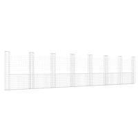 Thumbnail for Gabionenkorb U-Form mit 8 Säulen Eisen 860x20x200 cm