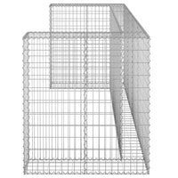 Thumbnail for Gabionenwand für Mülltonnen Verzinkter Stahl 250x100x110 cm