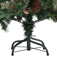 Thumbnail for Weihnachtsbaum mit Zapfen Grün 120 cm PVC & PE