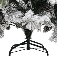 Thumbnail for Weihnachtsbaum mit Zapfen Beschneit 225 cm PVC & PE