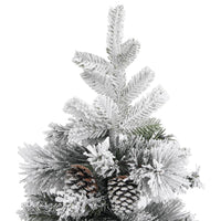 Thumbnail for Weihnachtsbaum mit Zapfen Beschneit 225 cm PVC & PE