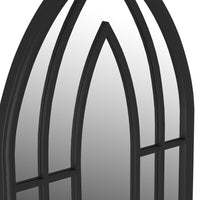 Thumbnail for Gartenspiegel Schwarz 100x45 cm Eisen