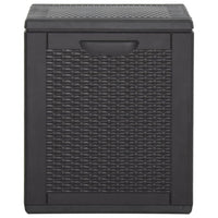 Thumbnail for Garten-Aufbewahrungsbox 90 L Schwarz PP Rattan