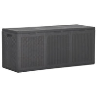 Thumbnail for Garten-Aufbewahrungsbox 270 L Schwarz PP Rattan