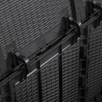 Thumbnail for Garten-Aufbewahrungsbox 270 L Schwarz PP Rattan