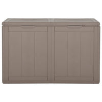 Thumbnail for Garten-Aufbewahrungsbox 180 L Braun PP Rattan