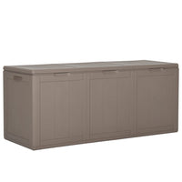 Thumbnail for Garten-Aufbewahrungsbox 270 L Braun PP Rattan