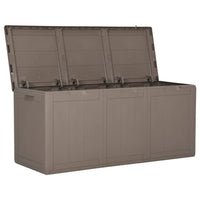 Thumbnail for Garten-Aufbewahrungsbox 270 L Braun PP Rattan
