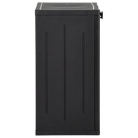 Thumbnail for Gartenschrank Schwarz 65x45x88 cm PP Rattan