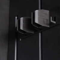 Thumbnail for Gartenschrank Schwarz 65x45x172 cm PP Rattan