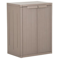 Thumbnail for Gartenschrank Braun 65x45x88 cm PP Rattan