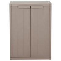 Thumbnail for Gartenschrank Braun 65x45x88 cm PP Rattan