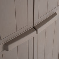 Thumbnail for Gartenschrank Braun 65x45x172 cm PP Holz-Optik