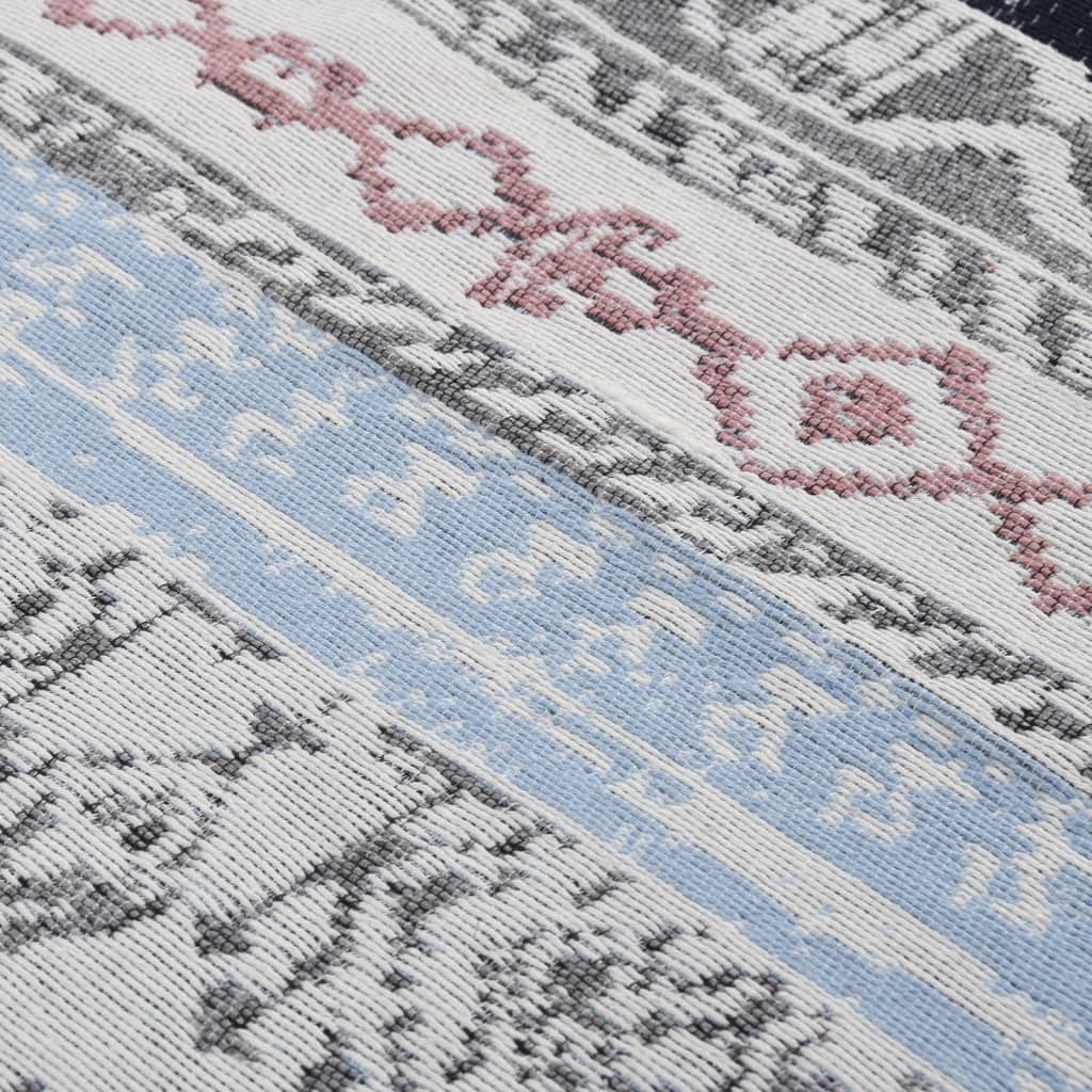 Teppich Rosa und Aquamarin 160x230 cm Baumwolle