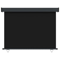 Thumbnail for Balkon-Seitenmarkise 117x250 cm Schwarz