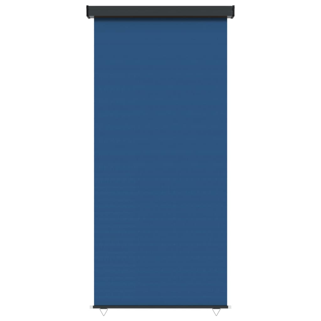 Balkon-Seitenmarkise 117x250 cm Blau