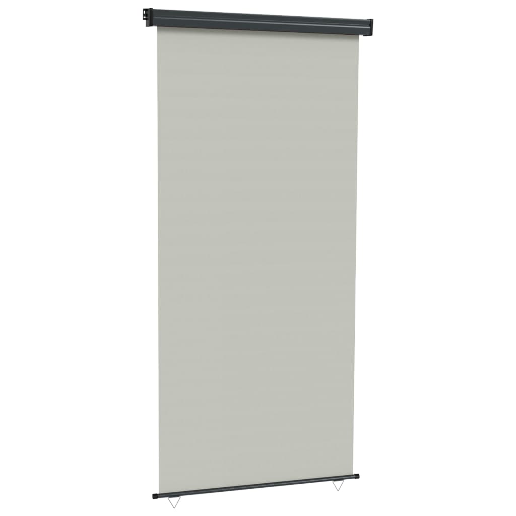 Balkon-Seitenmarkise 117x250 cm Grau