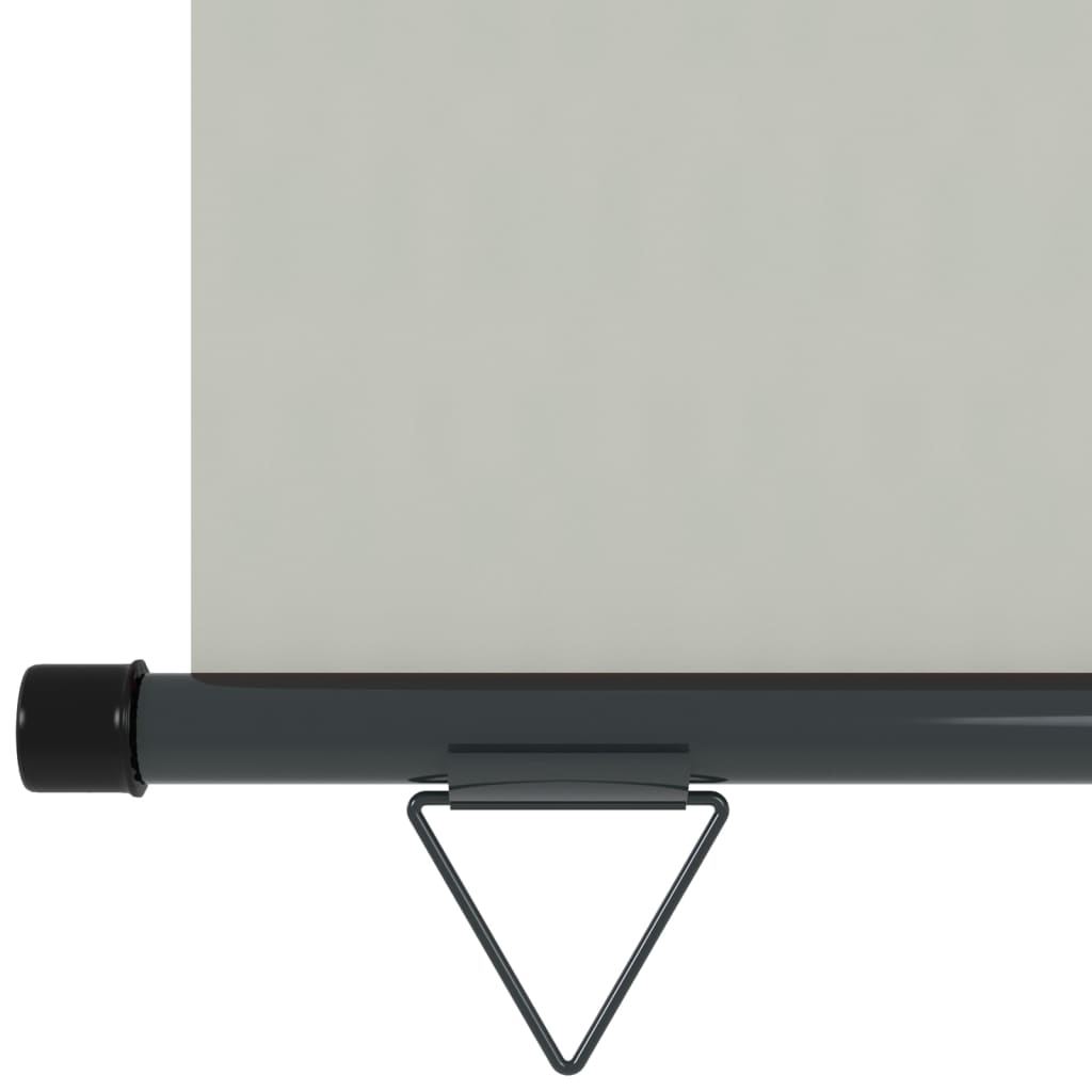 Balkon-Seitenmarkise 117x250 cm Grau