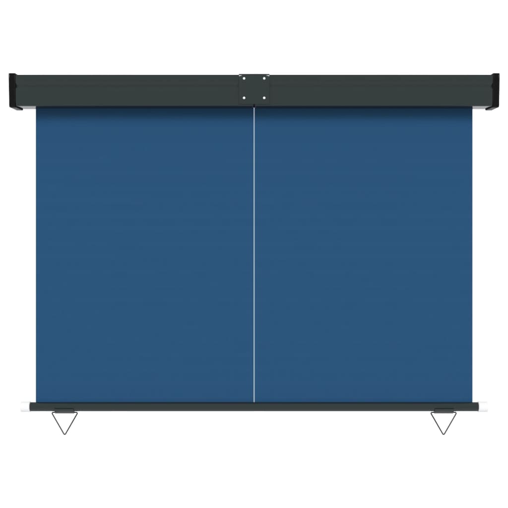 Balkon-Seitenmarkise 140x250 cm Blau