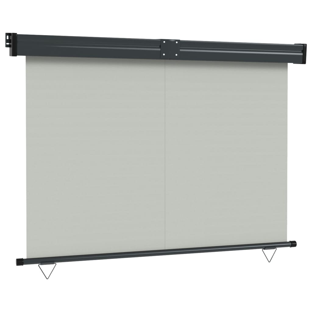 Balkon-Seitenmarkise 140x250 cm Grau