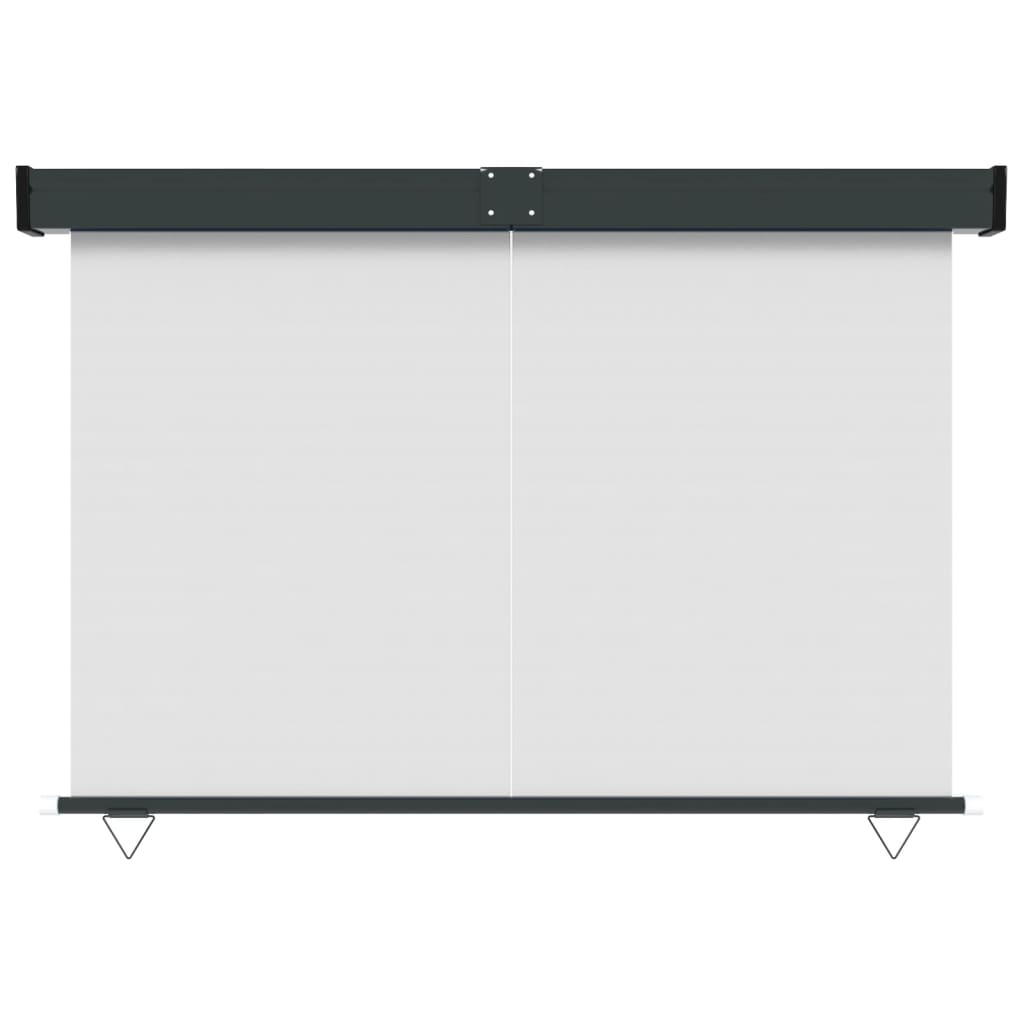 Balkon-Seitenmarkise 160 × 250 cm Creme