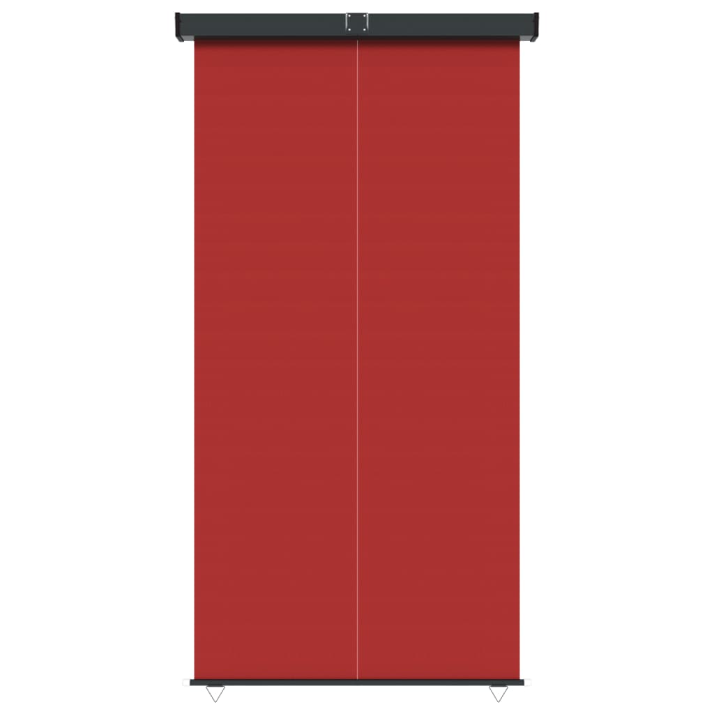 Balkon-Seitenmarkise 160 × 250 cm Rot
