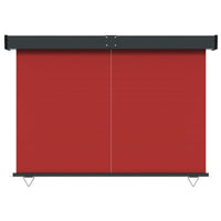 Thumbnail for Balkon-Seitenmarkise 160 × 250 cm Rot