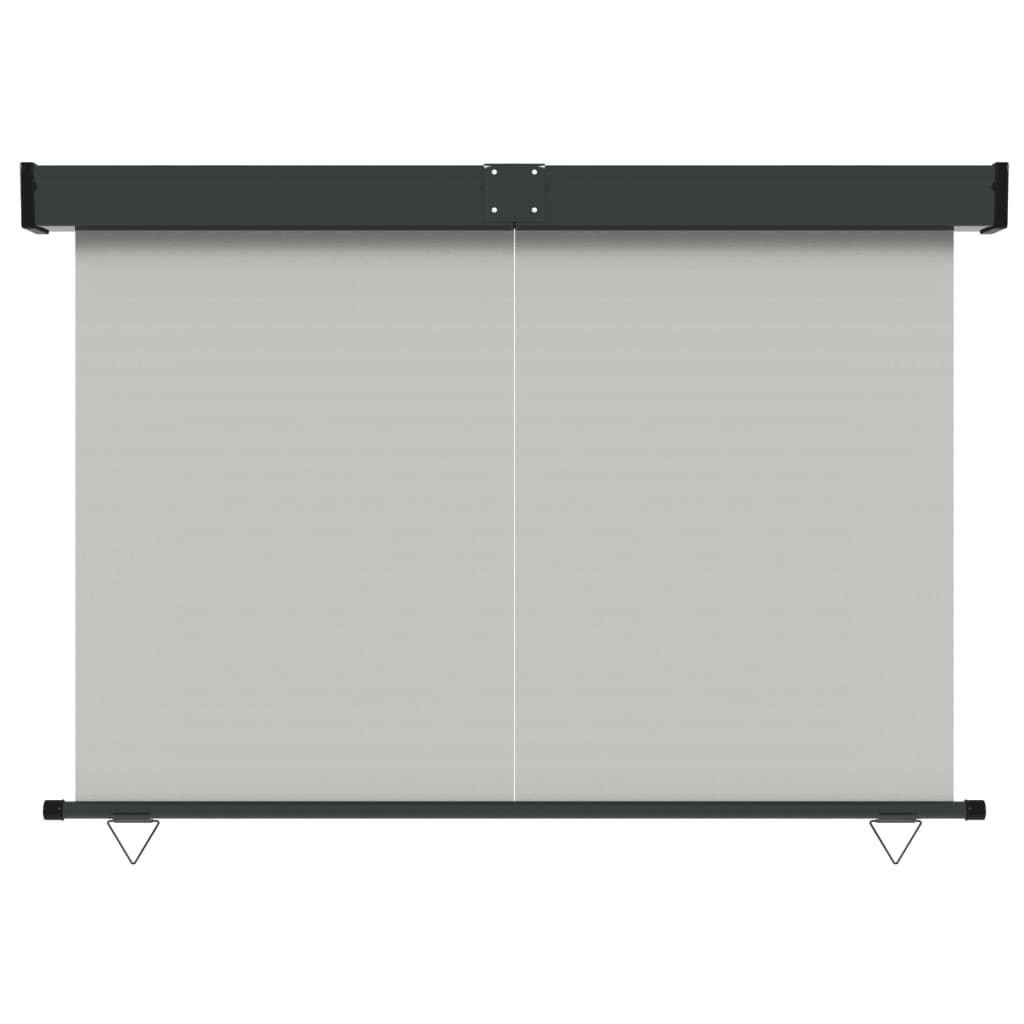 Balkon-Seitenmarkise 160 × 250 cm Grau