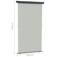 Thumbnail for Balkon-Seitenmarkise 160 × 250 cm Grau