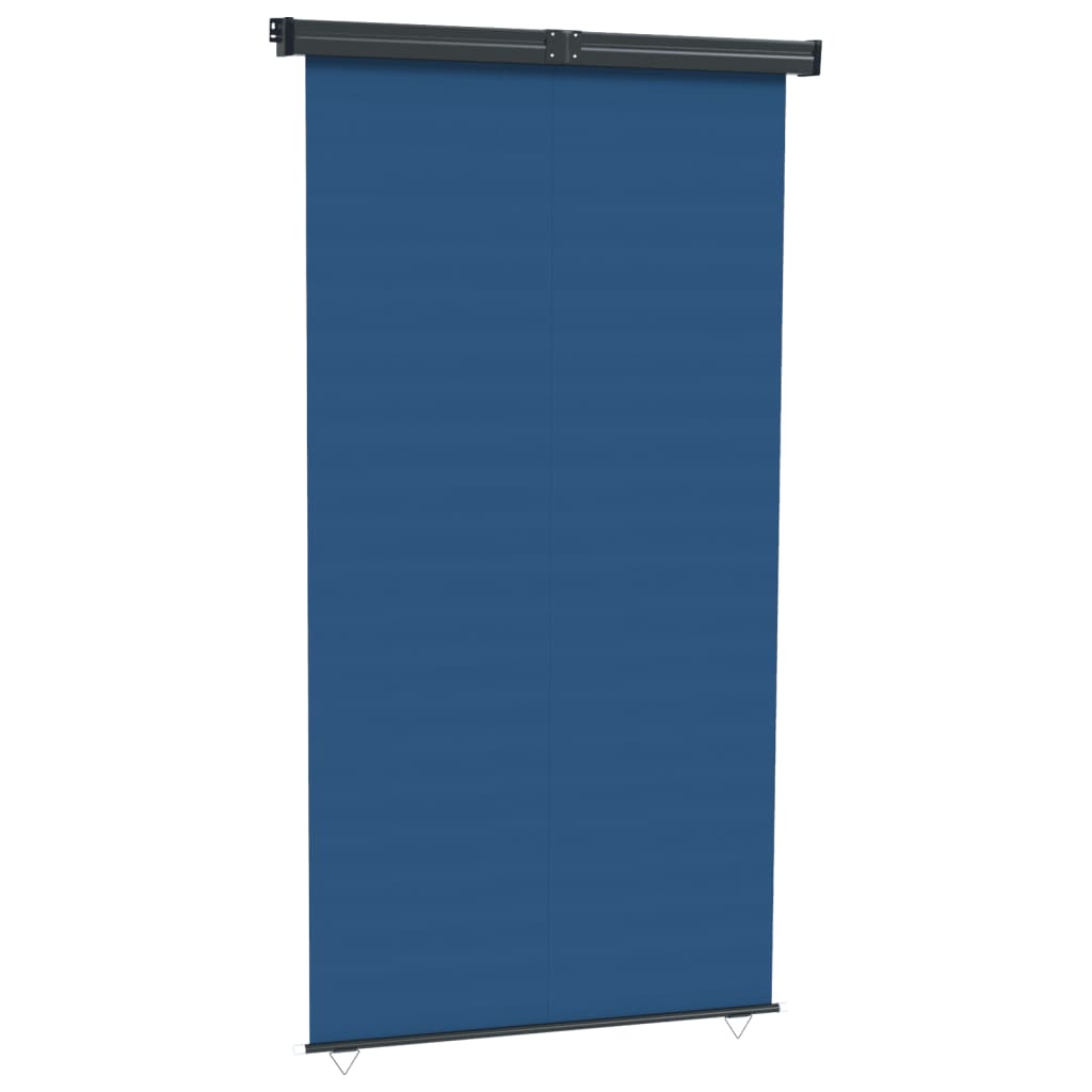 Balkon-Seitenmarkise 170x250 cm Blau