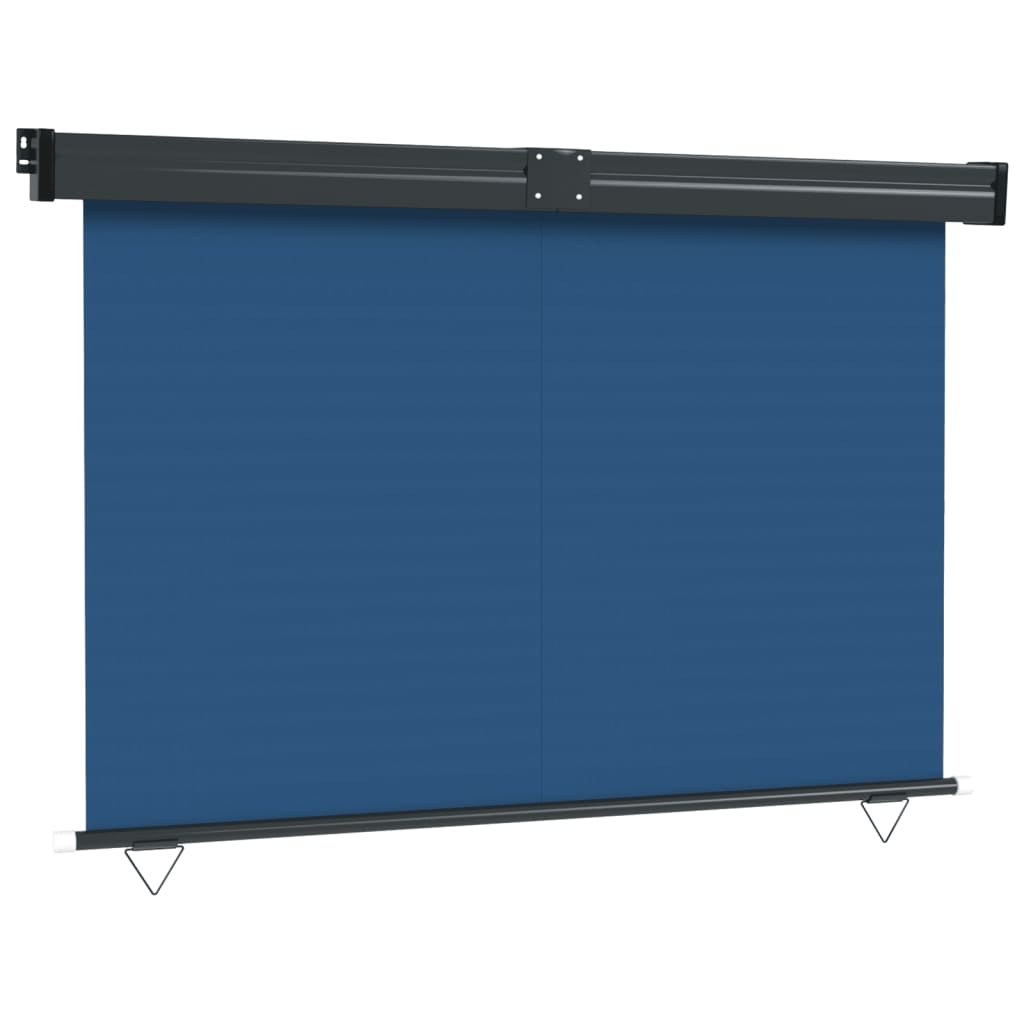 Balkon-Seitenmarkise 170x250 cm Blau