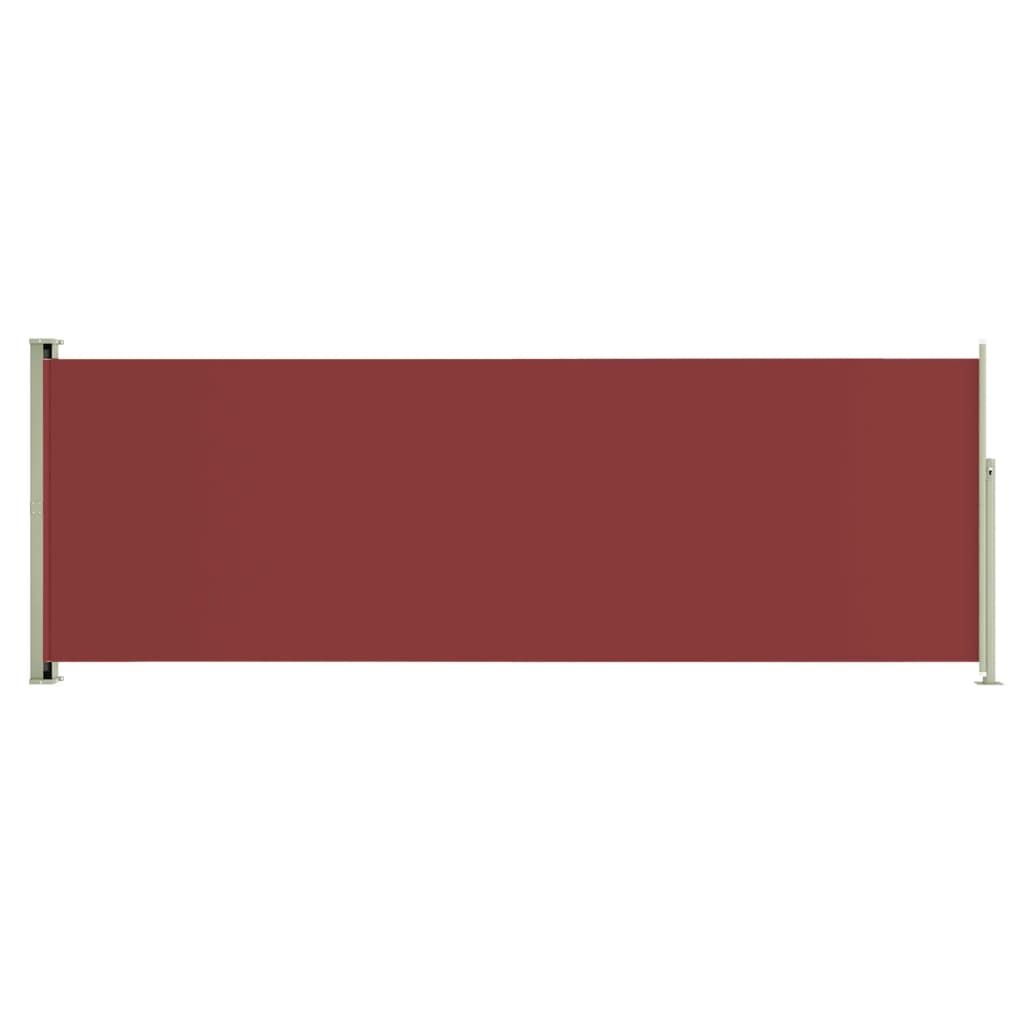 Seitenmarkise Ausziehbar 180x500 cm Rot