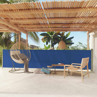 Thumbnail for Seitenmarkise Ausziehbar 117x600 cm Blau