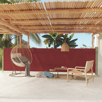Thumbnail for Seitenmarkise Ausziehbar 140x600 cm Rot