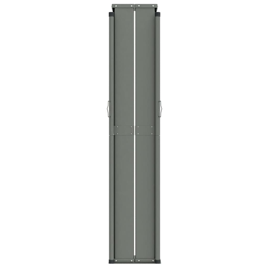 Seitenmarkise Ausziehbar Braun 117x600 cm