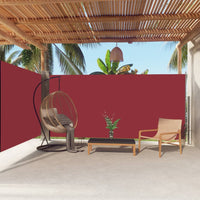 Thumbnail for Seitenmarkise Ausziehbar Rot 180x600 cm