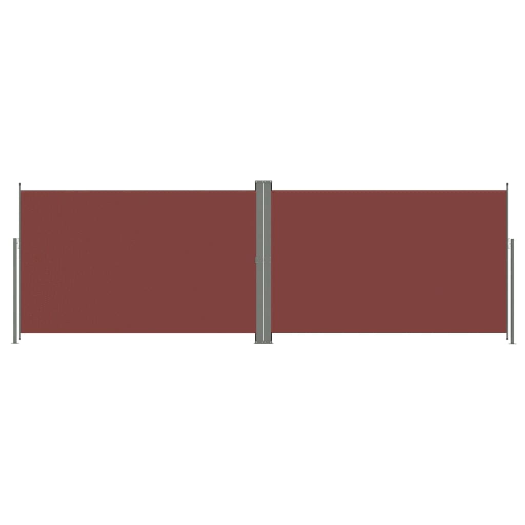 Seitenmarkise Ausziehbar Braun 200x600 cm