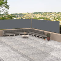 Thumbnail for Seitenmarkise Ausziehbar Anthrazit 117x1000 cm