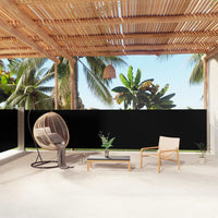 Thumbnail for Seitenmarkise Ausziehbar Schwarz 140x1000 cm