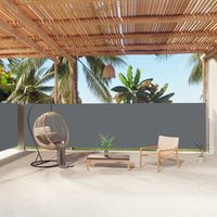 Thumbnail for Seitenmarkise Ausziehbar Anthrazit 160x1000 cm