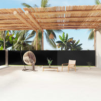 Thumbnail for Seitenmarkise Ausziehbar Schwarz 140x1200 cm