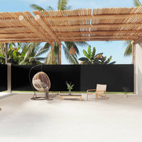 Thumbnail for Seitenmarkise Ausziehbar Schwarz 180x1200 cm