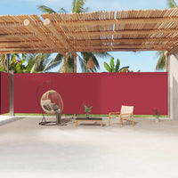 Thumbnail for Seitenmarkise Ausziehbar Rot 220x1200 cm