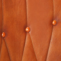 Thumbnail for Ohrensessel Hellbraun Echtleder