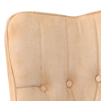 Thumbnail for Ohrensessel Creme Canvas-Material