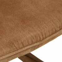 Thumbnail for Schaukelstuhl Braun Vintage Canvas